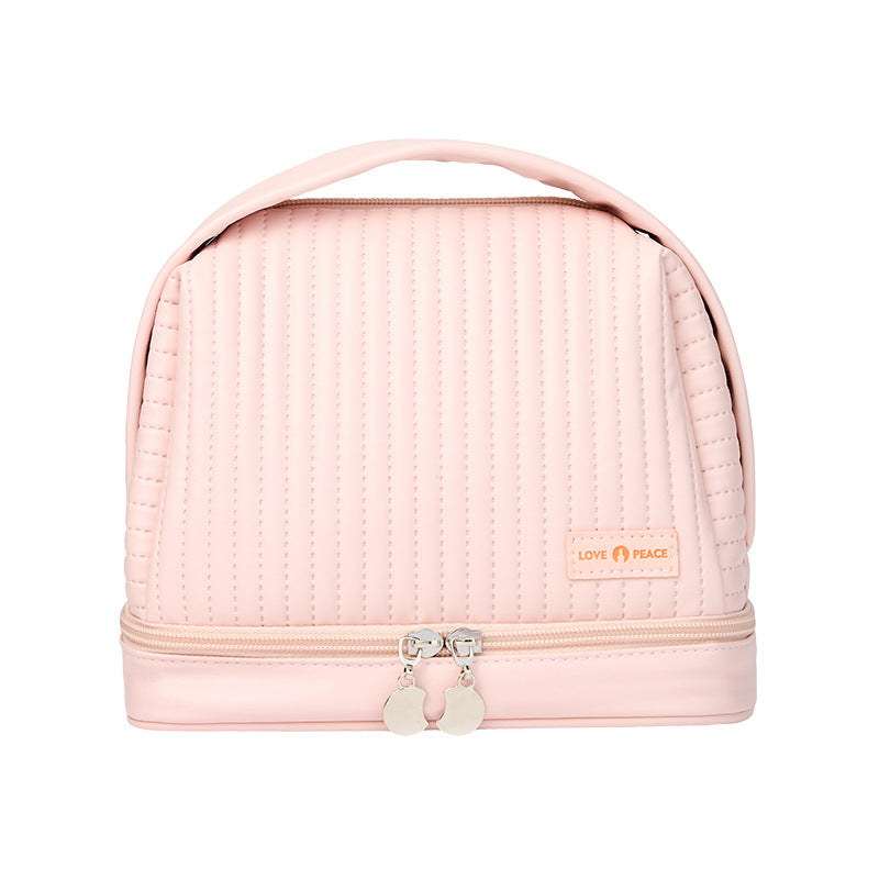 Elegant Quilted Makeup Case Bowlift