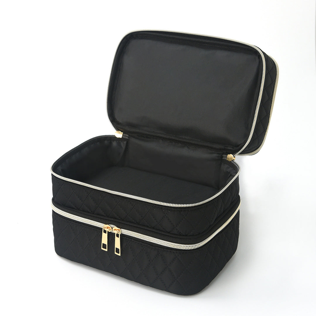 Cosmetic organizer bag with multiple compartments Bowlift