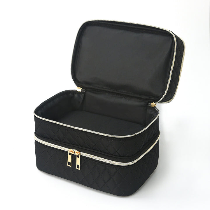 Cosmetic organizer bag with multiple compartments Bowlift