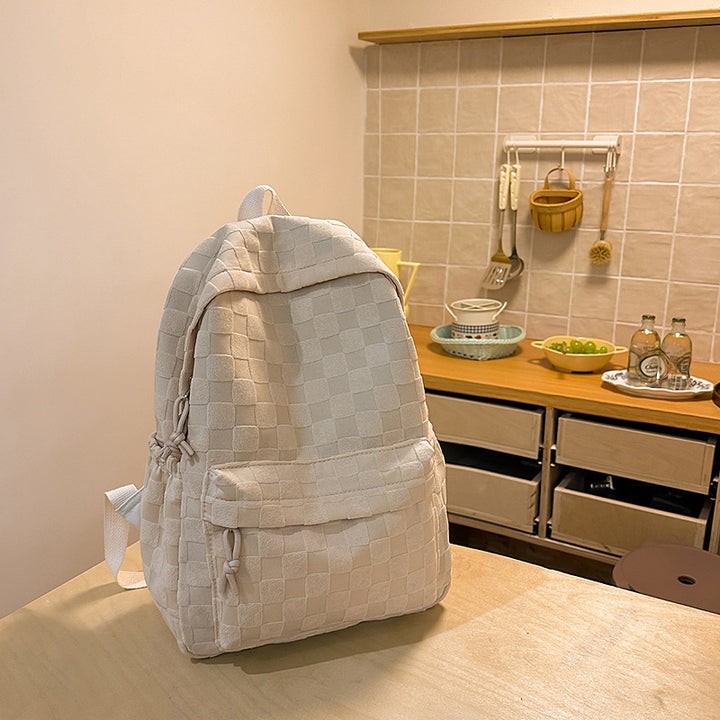 Checkerboard Pattern Backpack