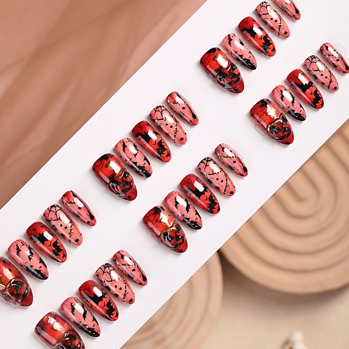 Creative Halloween Nail Art Set with Creepy Designs Bowlift