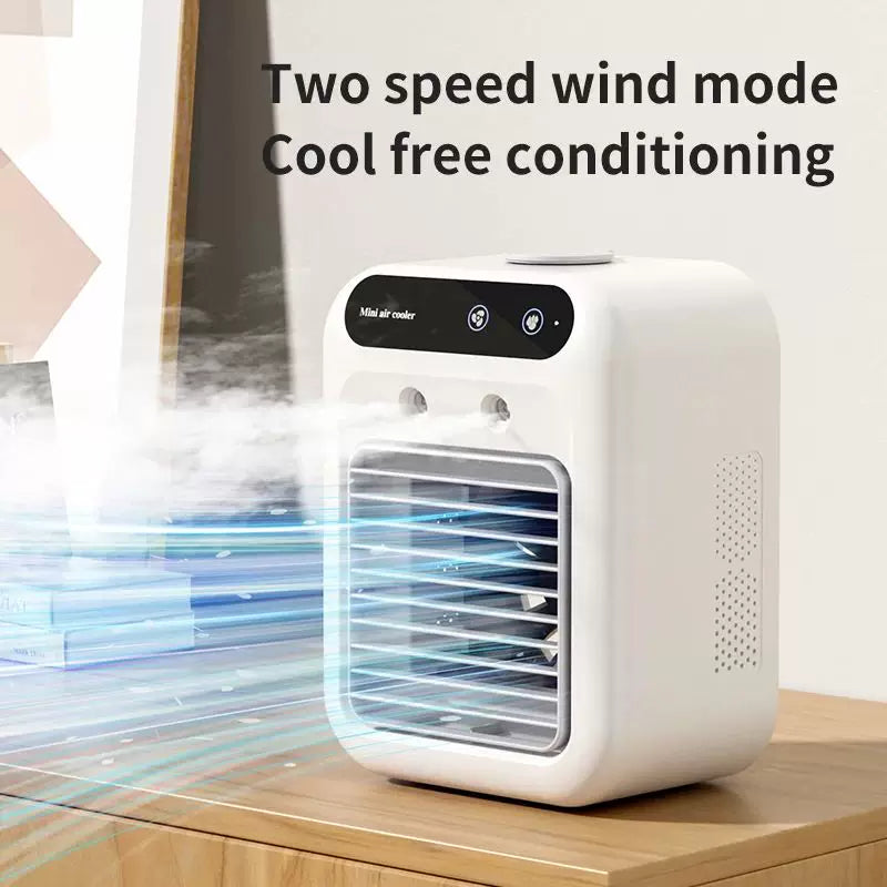 Unisex One Size Personal Desktop Evaporator Micro Cooler with Top Fill Ice Reservoir Adjustable Multi-Angle Air Outlets Whisper Quiet USB Fan Bowlift