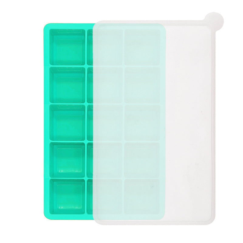 Flexible Silicone Square Ice Cube Tray Multi-Cavity Freezer Mold Bowlift