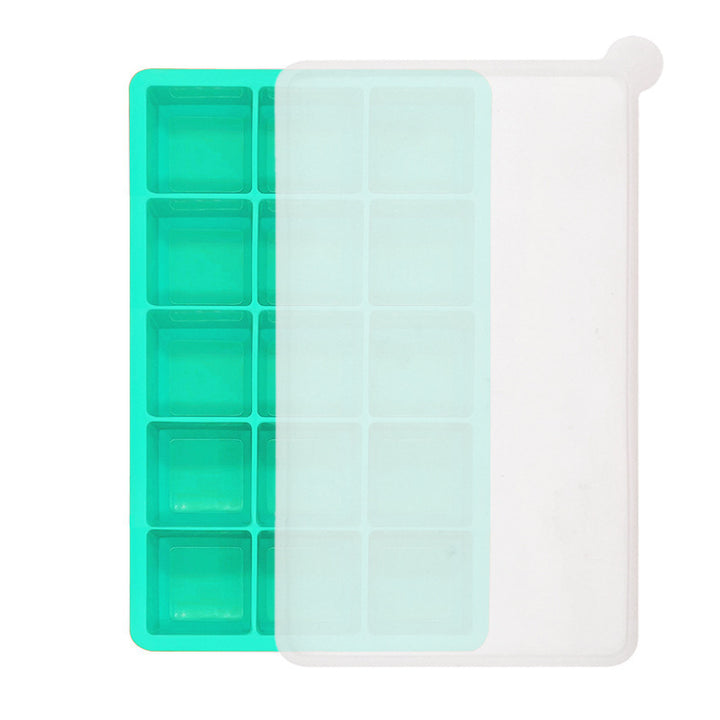 Flexible Silicone Square Ice Cube Tray Multi-Cavity Freezer Mold Bowlift