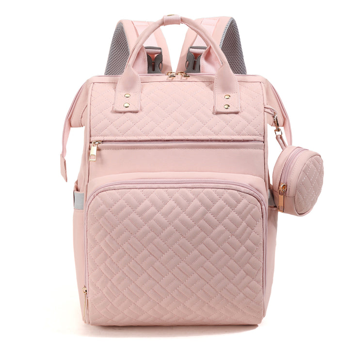 Quilted Multi-Functional Backpack Bowlift