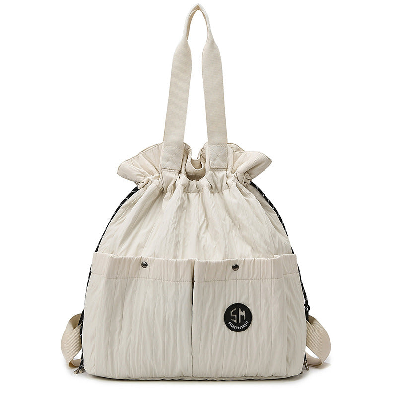 Leisure Tote Bag with Innovative Compartment Design Bowlift