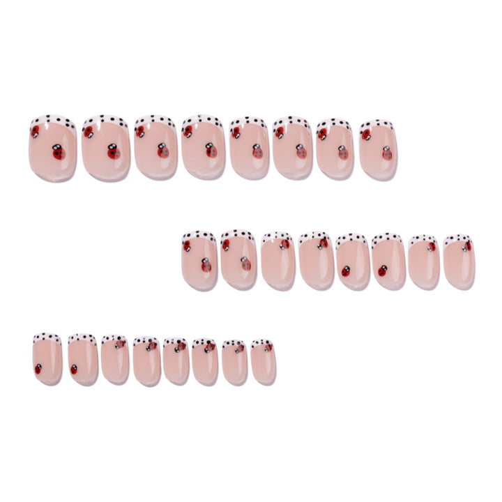Artistic nail art with ladybug designs Bowlift