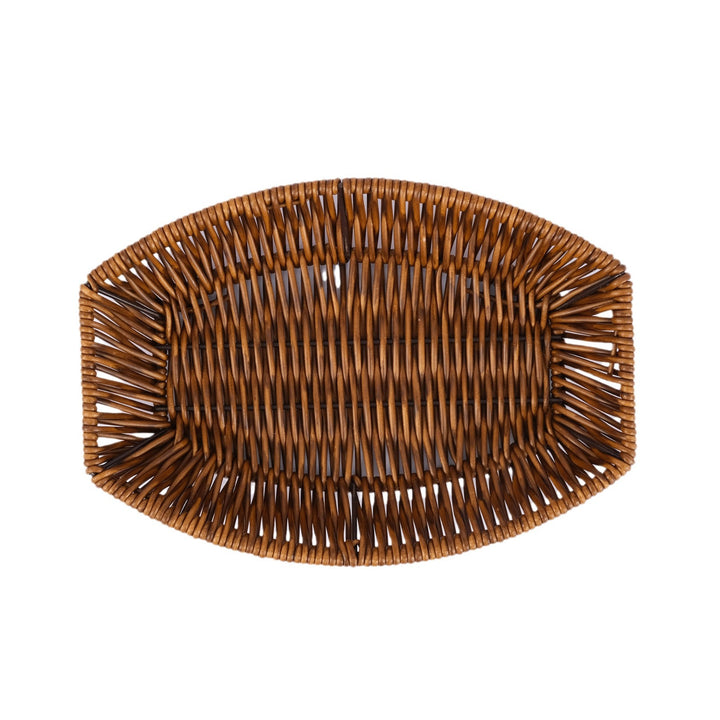 Handcrafted Oval Woven Basket Bowlift