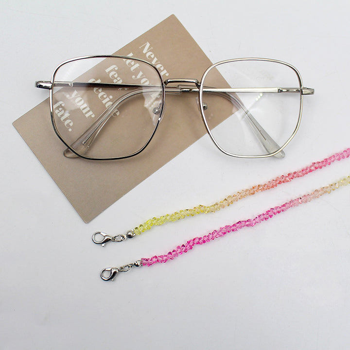 Elegant Crystal Beaded Eyewear Chain Bowlift