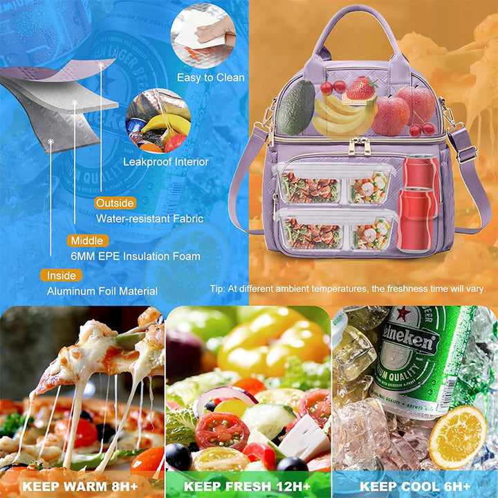 Elegant and Spacious Quilted Shoulder Bag Bowlift