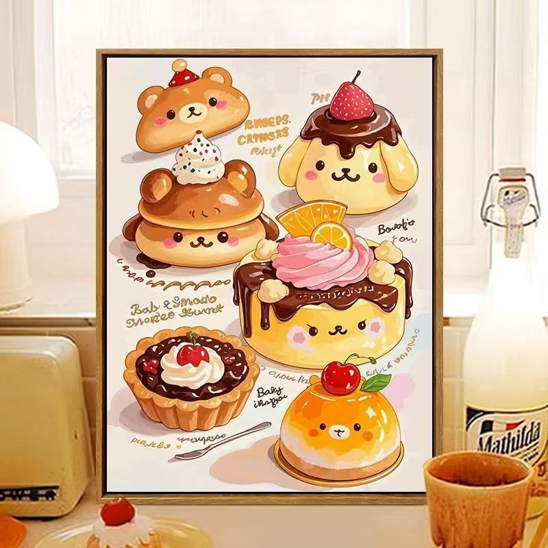 Cute Dessert-Themed Wall Art Bowlift