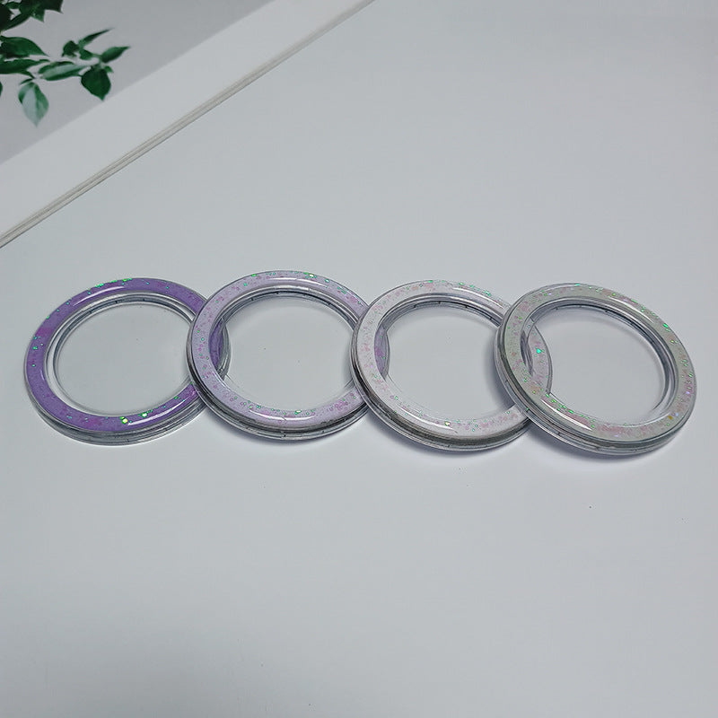 Decorative Transparent Compact Mirror Bowlift
