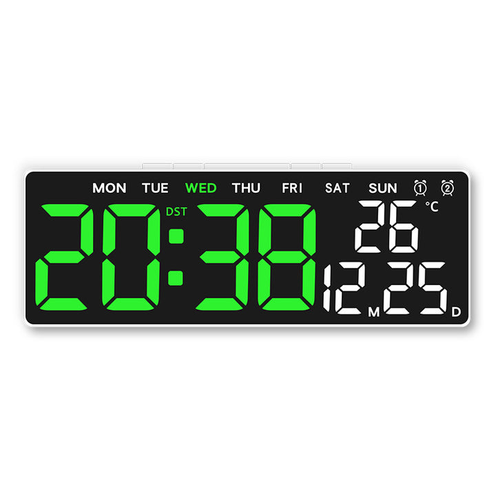 Digital multifunction alarm clock with large display Bowlift