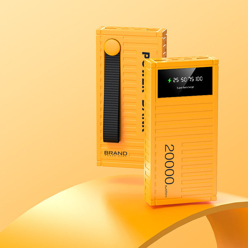 High-performance power bank with digital charge level display Bowlift
