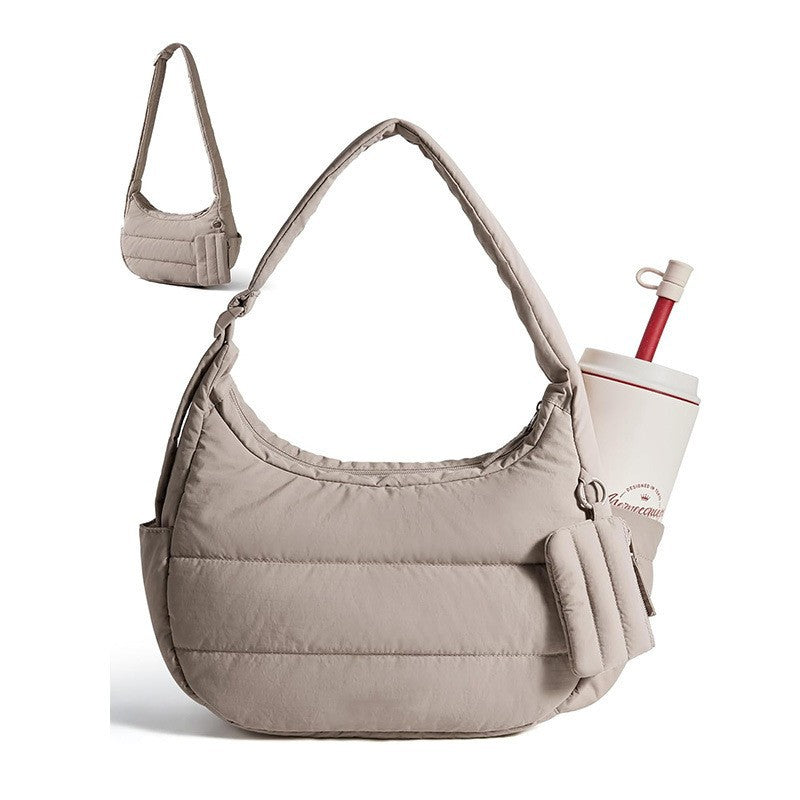 Fashionable shoulder bag with insulated interior compartment Bowlift