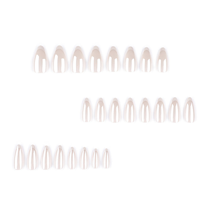 Artistic stiletto nails with elegant French tip embellishments Bowlift