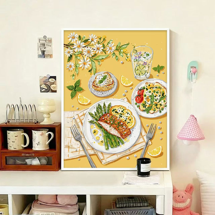 Culinary-Themed Decorative Wall Art Bowlift