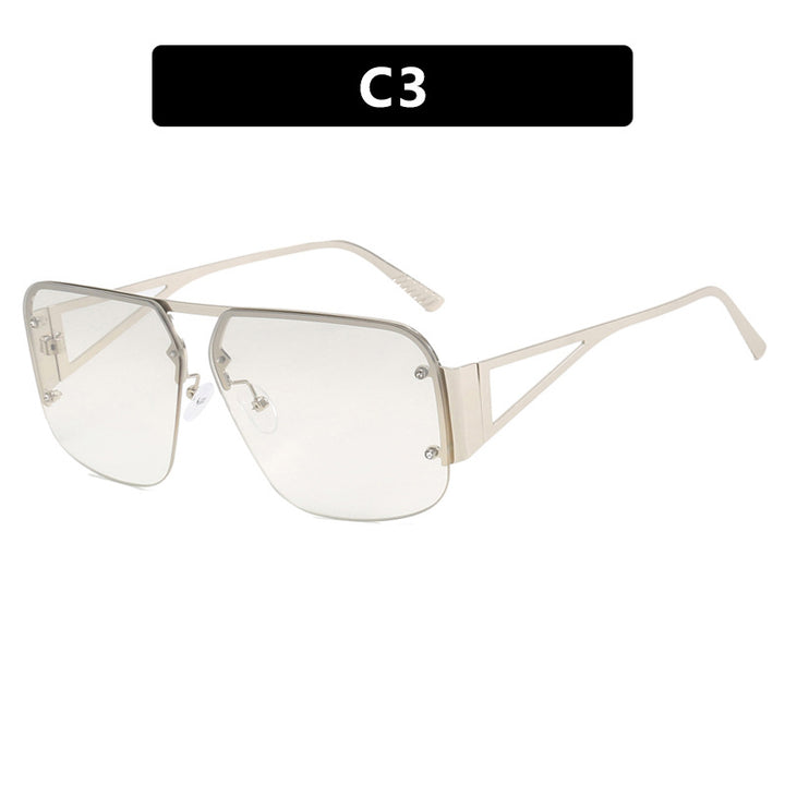 Women's oversized geometric sunglasses with smooth lines and protective UV filter Bowlift