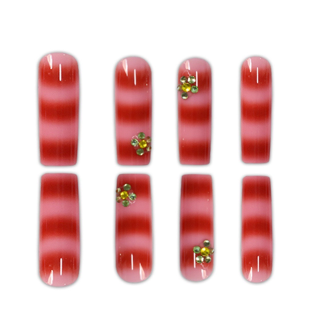 Decorative Long Acrylic Nail Enhancements Bowlift