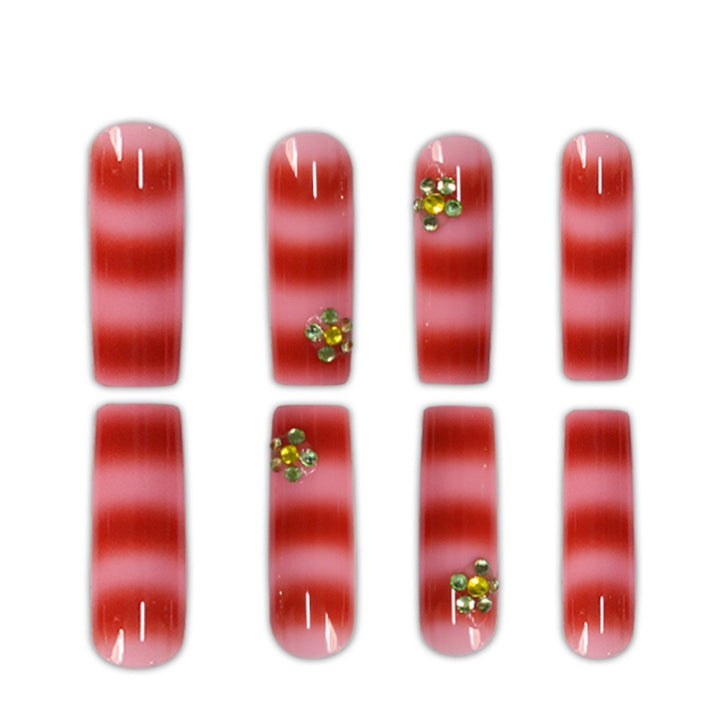 Decorative Long Acrylic Nail Enhancements Bowlift