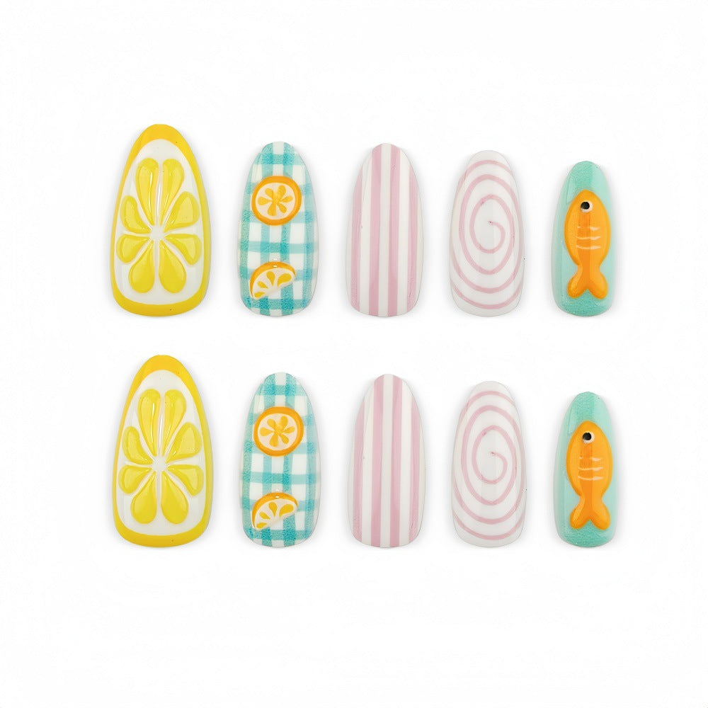 Creative Nail Art with Cheerful Designs Bowlift