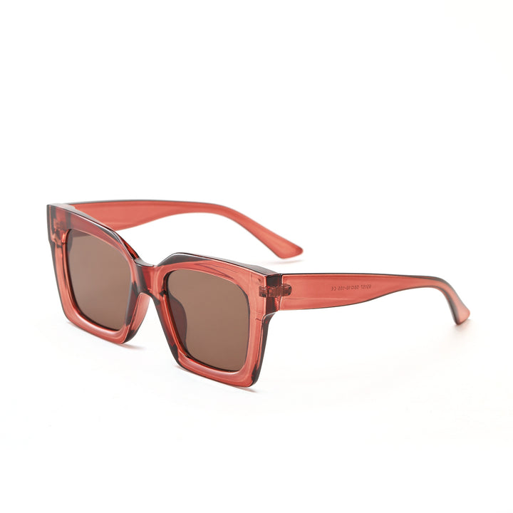 Women's trendy square sunglasses with transparent frame Bowlift