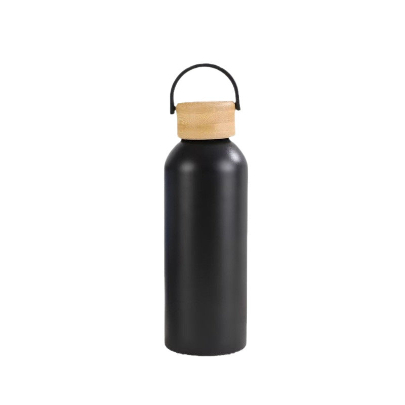 Women elegant and practical insulated bottle with bamboo lid Bowlift