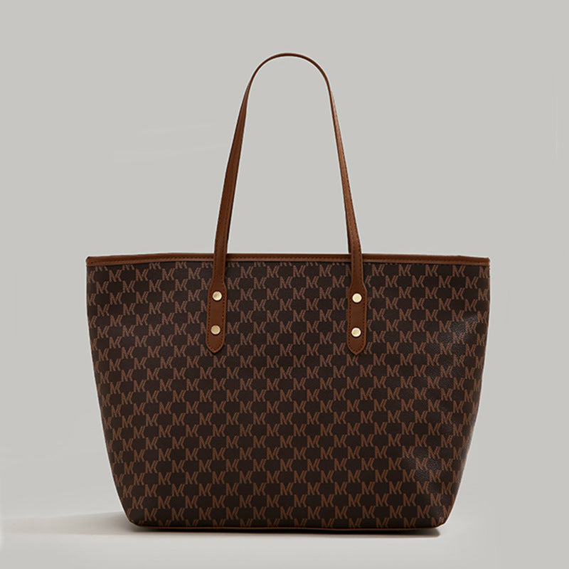 Elegant Symbol-Patterned Tote Bag Bowlift