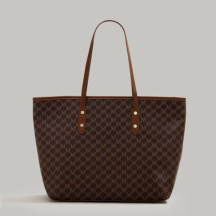 Elegant Symbol-Patterned Tote Bag Bowlift