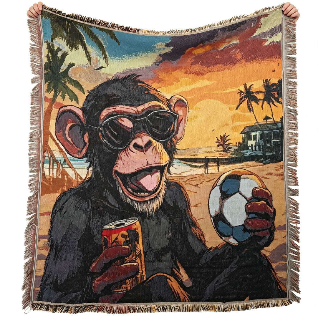 Whimsical Animal-Themed Tapestry Throw Blanket