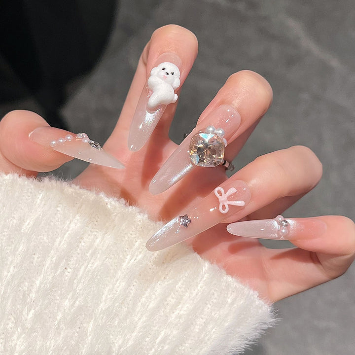 Creative Cartoon Nail Art Extensions Bowlift