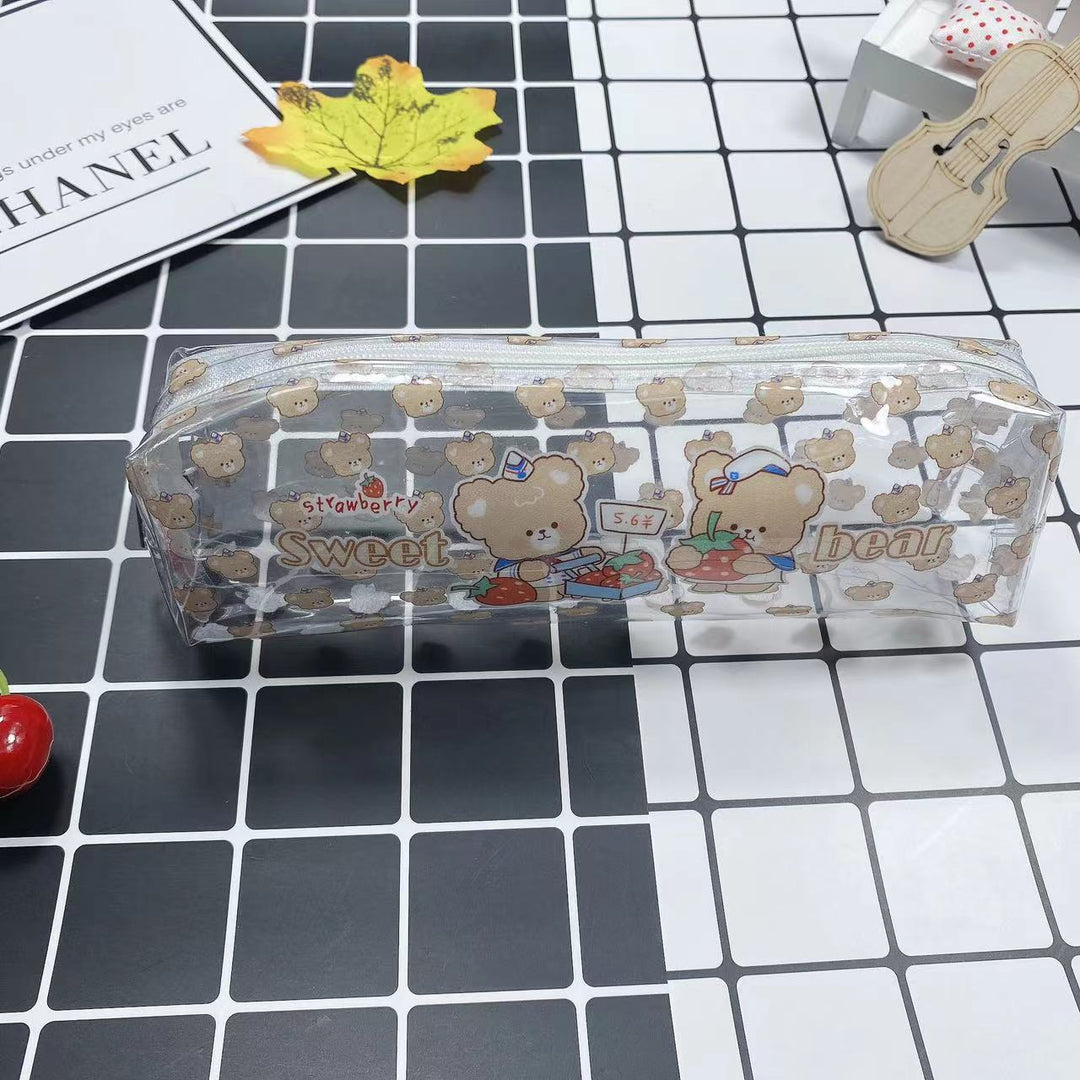 Cute Bear Patterned Pencil Case Bowlift