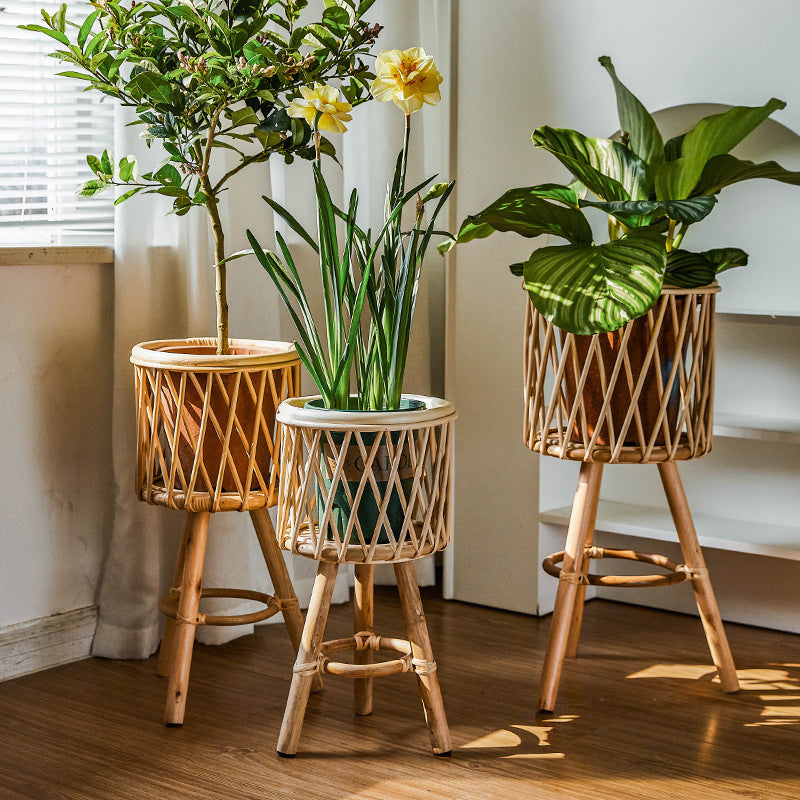 Decorative Woven Flower Planters Bowlift