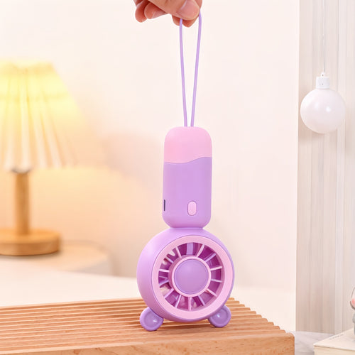 Women's portable USB handheld fan with cute cat design Bowlift
