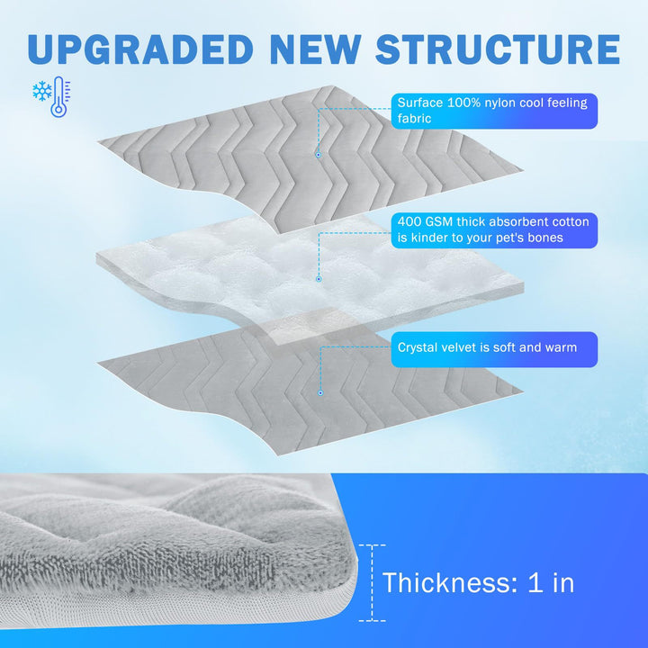 Unisex cooling and comfortably padded pet mat Bowlift