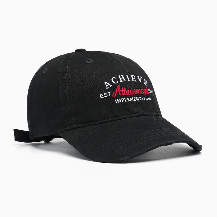 Ladies Vintage Baseball Cap with Embroidery Bowlift