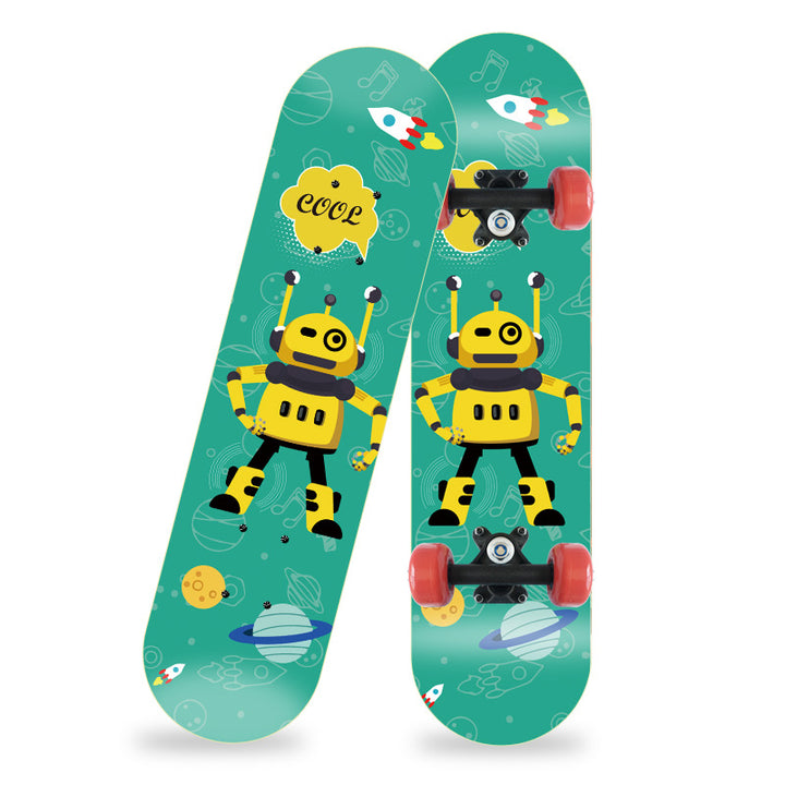 Cartoon-Inspired Mini Skateboard Bowlift