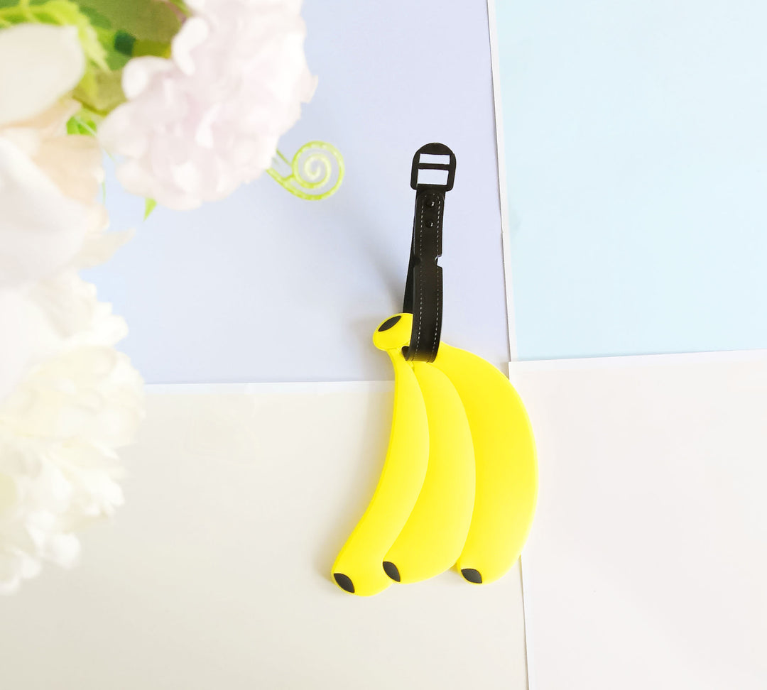 Unisex Novelty Strawberry-Shaped Luggage Tag Bowlift