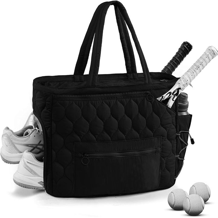 Sports bag with shoe compartment and versatile pockets Bowlift
