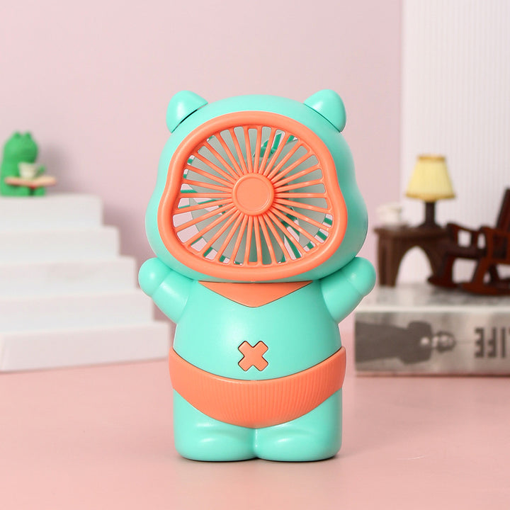 Women portable mini fan in bear design Bowlift