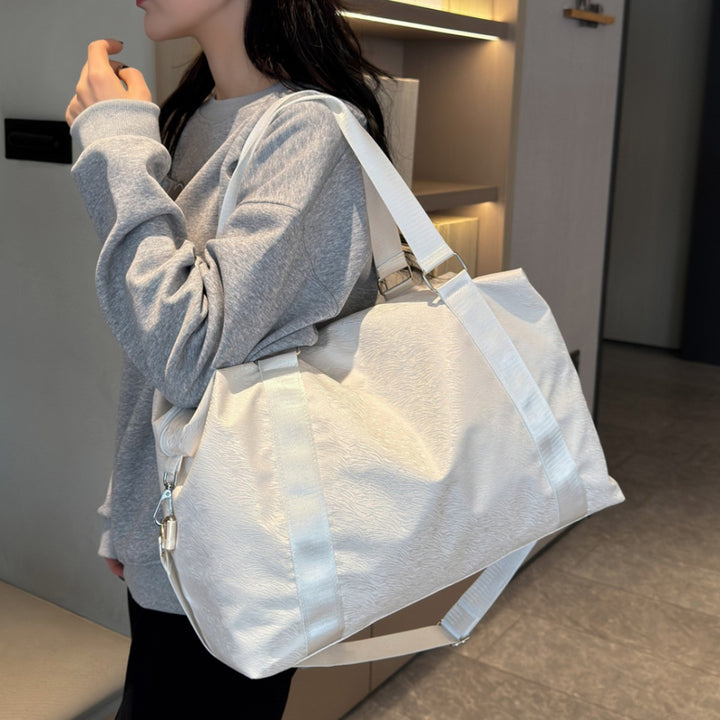 Durable Textured Travel Duffle Bag Bowlift