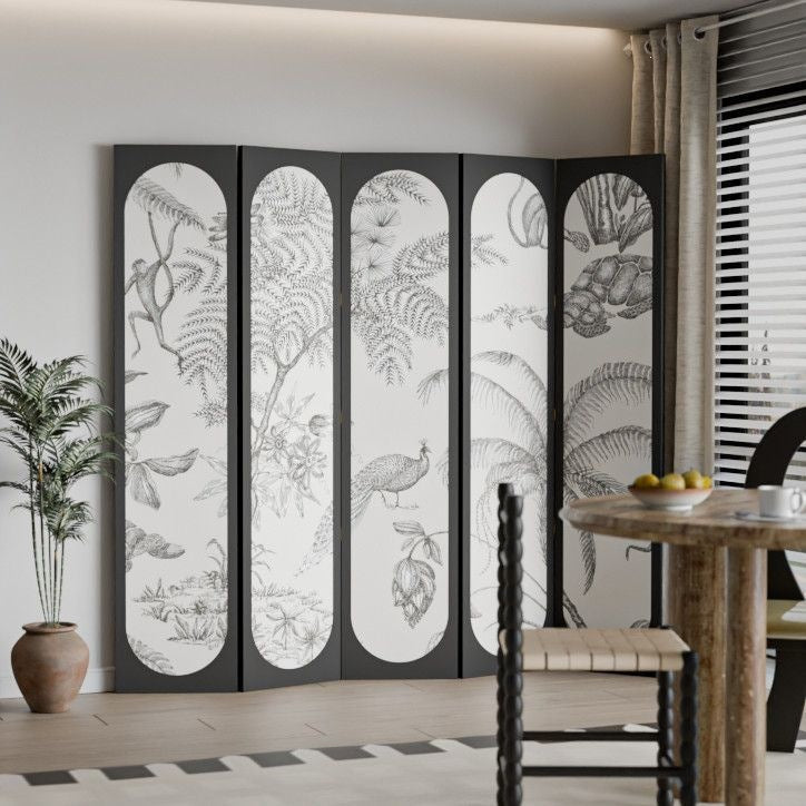 Artistic Floral Room Divider Bowlift