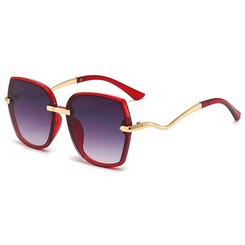 Oversized Geometric Sunglasses Modern Look