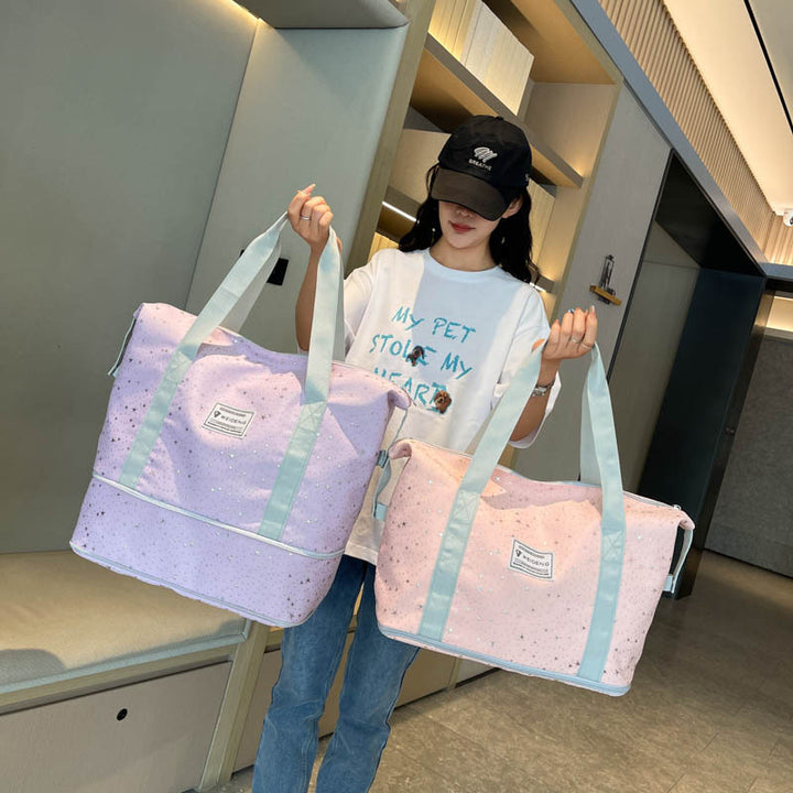 Stylish Multi-Pocket Travel Tote Bag Bowlift