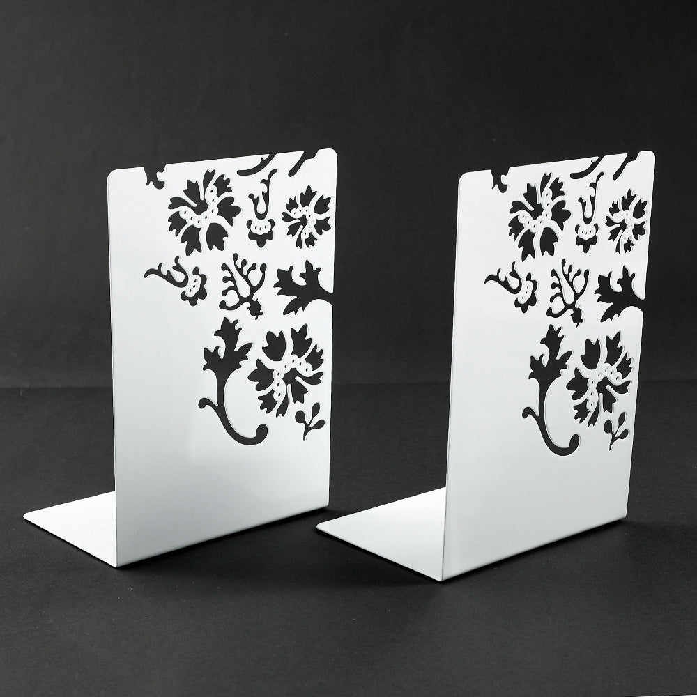 Artistic Rose Design Bookends