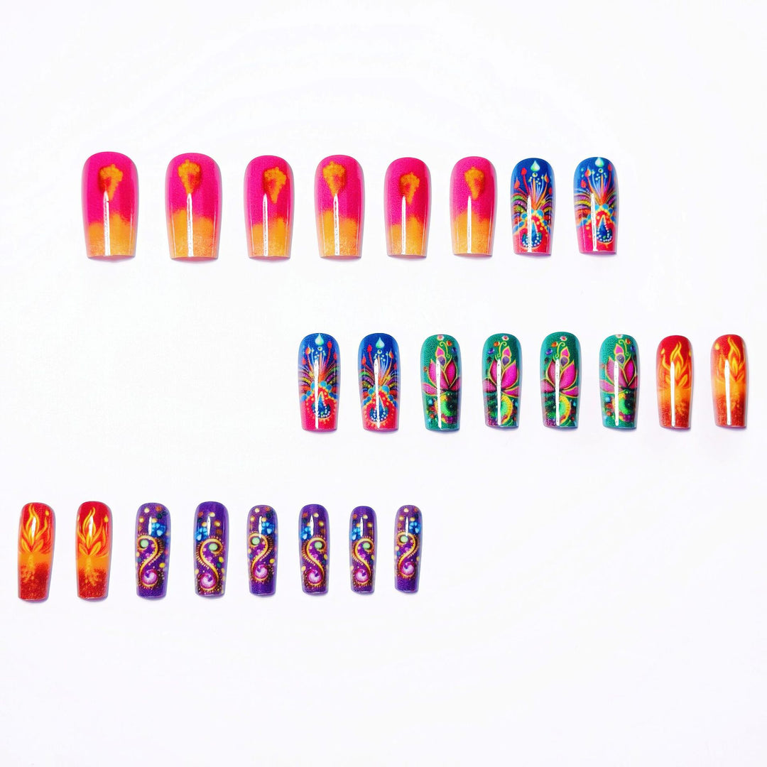 Artistic Bohemian-Inspired Nail Art Bowlift