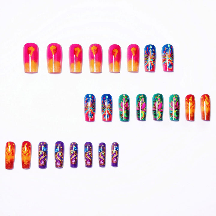 Artistic Bohemian-Inspired Nail Art Bowlift