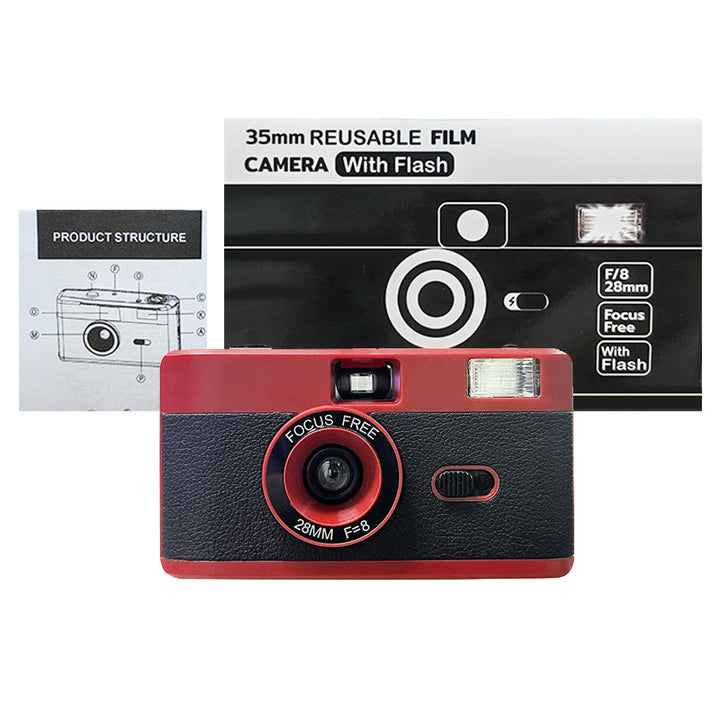 Reusable Film Camera with Flash Bowlift