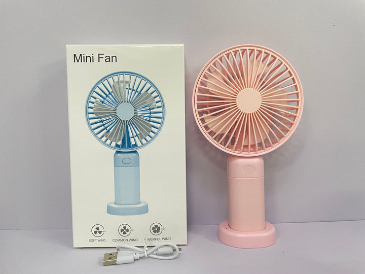 Unisex Portable Mini Fan with USB Charging Function and Multiple Speed Levels Bowlift