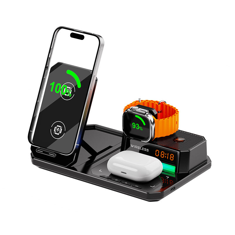 Women wireless charger with integrated watch stand from Bowlift